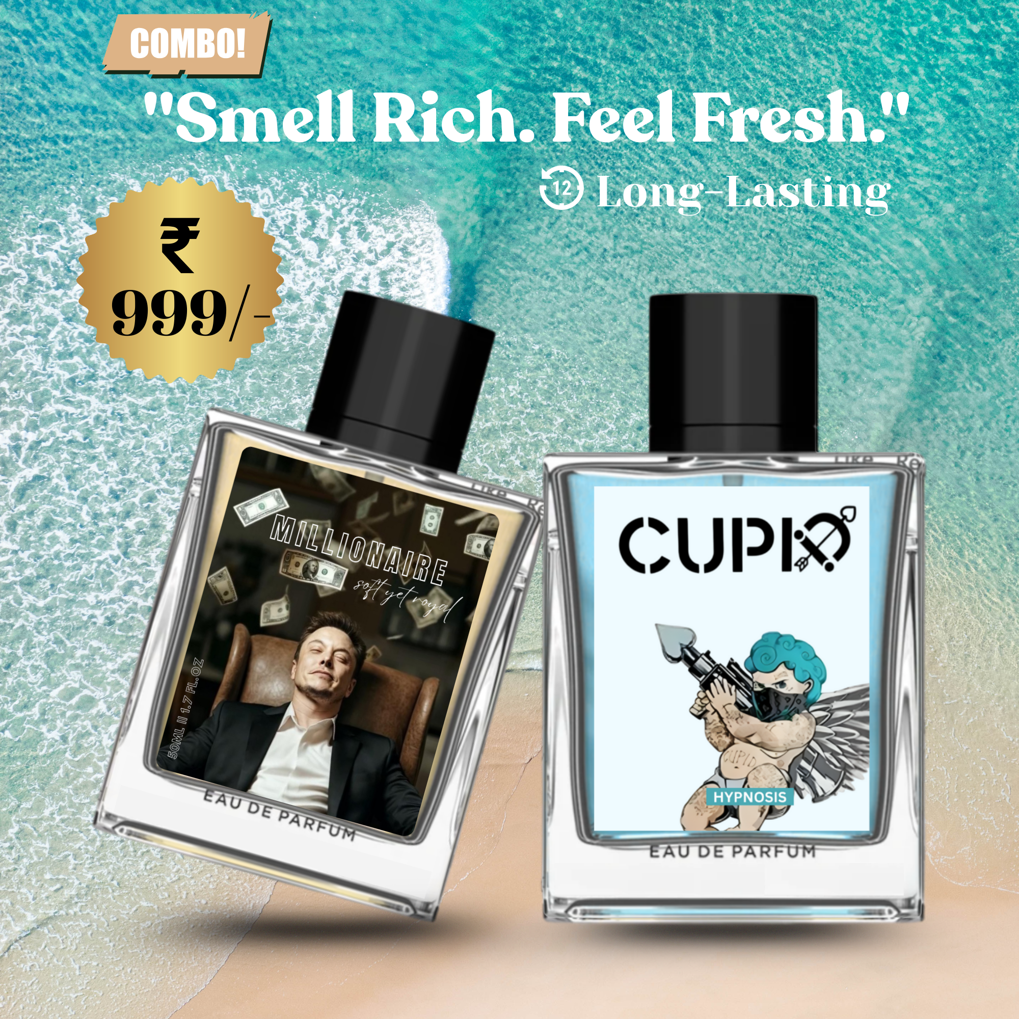 Perfume Combo - Millionaire + CUPÏD Hypnosïs | 50ml Eau De Parfum
