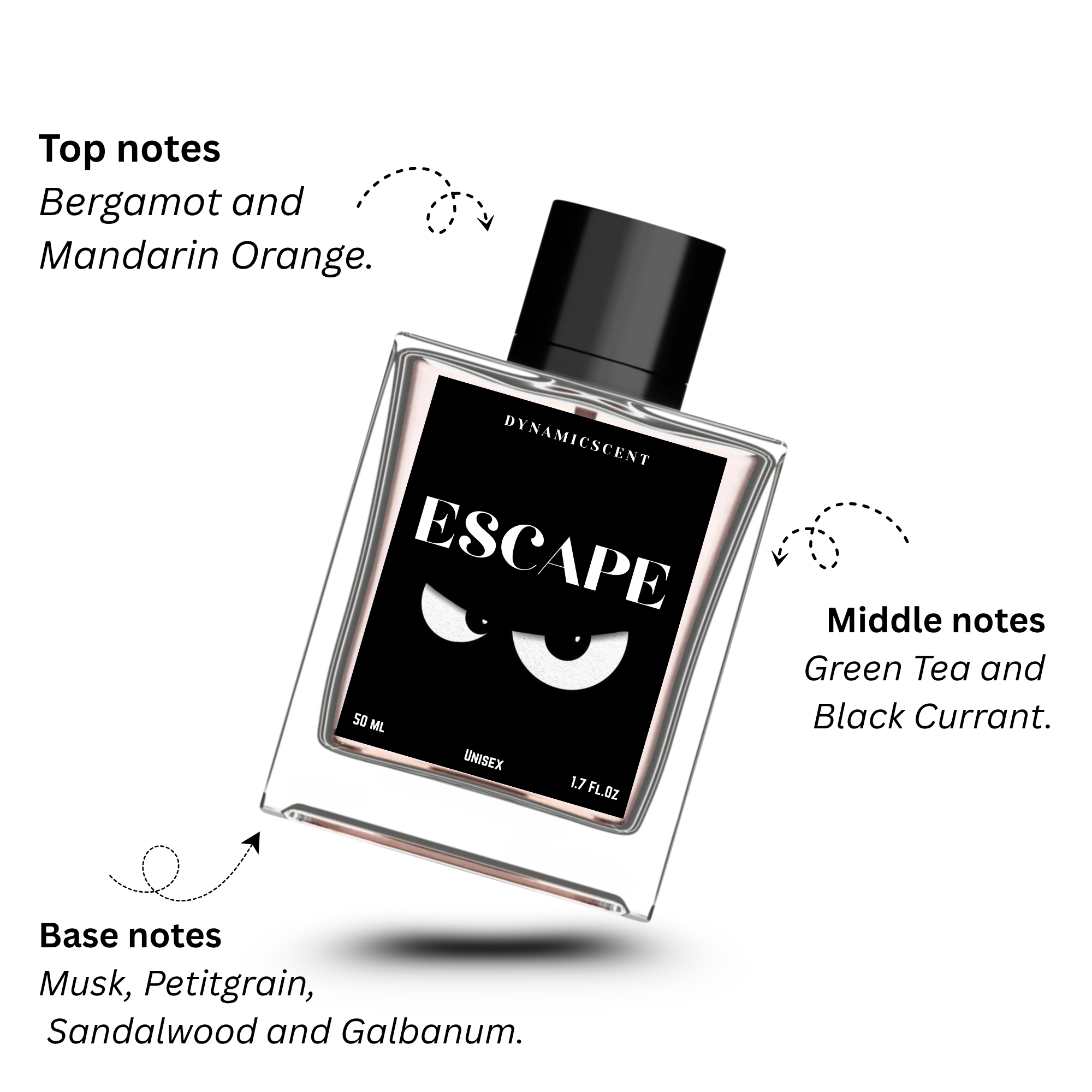 ESCAPE by Dynamic Scent – Creed Silver Mountain Water Inspired Unisex Perfume (50ml)