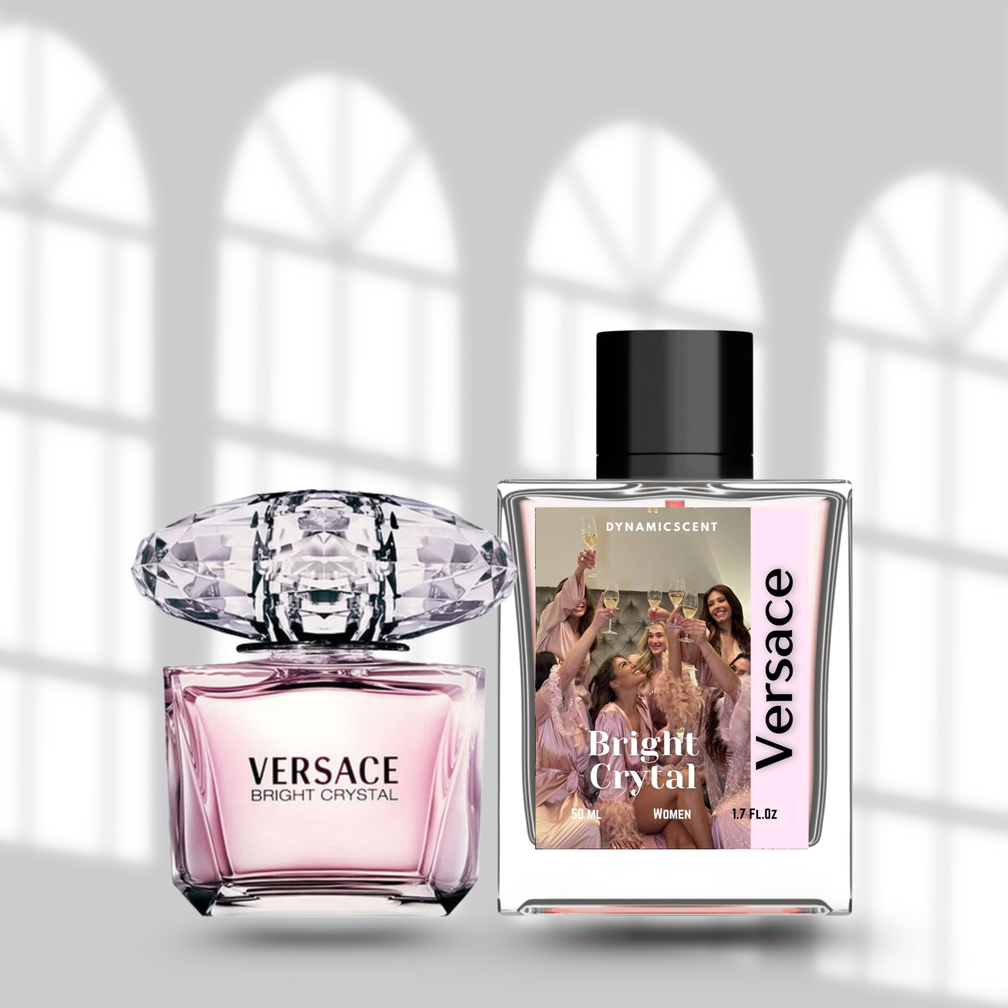 Versace Bright Crystal Eau de Toilette by Dynamic Scent – 50ml (Women)